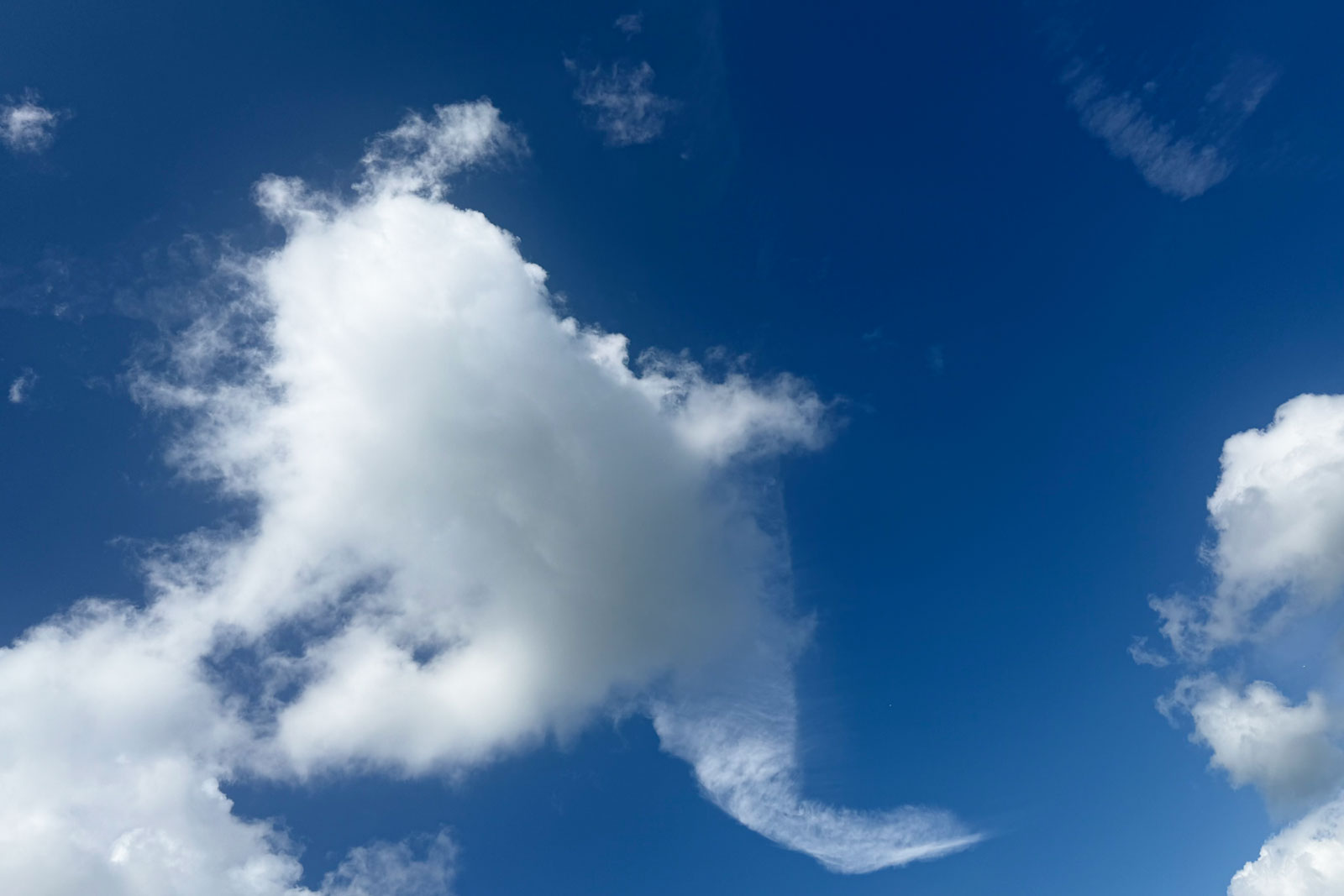 Wolke 0002 - copyright W. Wassermann, Wolkenbilder, Gedankengut24.de