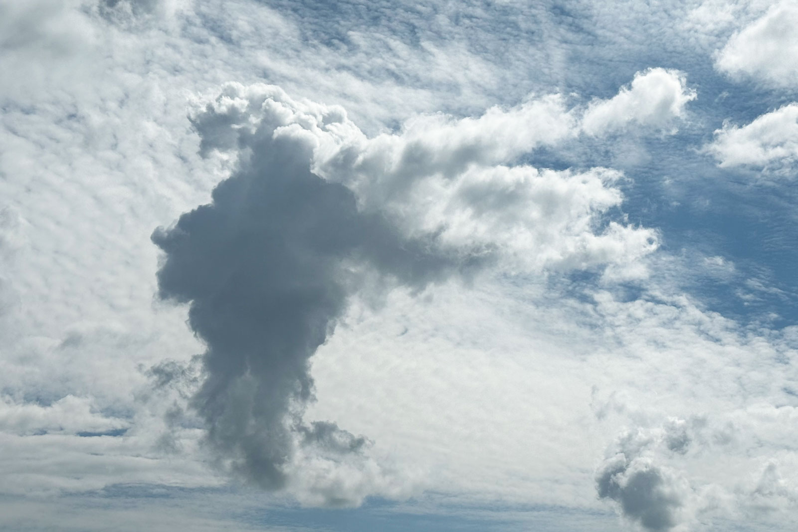 Wolke 0006 - copyright W. Wassermann, Wolkenbilder, Gedankengut24.de